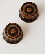 PRS GUITARS PAUL REED SMITH AMBER LAMPSHADE KNOBS ACC-4247