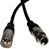 CBI LowZ Microphone Cable with Neutrik ends 3 ft